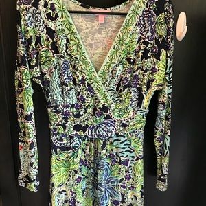 Lilly Pulitzer long sleeve maxi dress